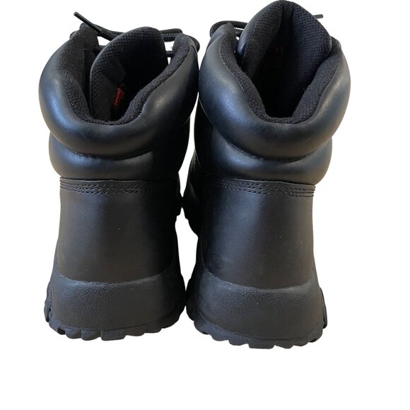 Red Wing Worx Chukka Boots Men's Size 11.5 Black Leather Copper Style Safety Toe - Picture 3 of 8